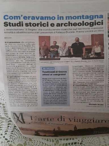 Massa, Palazzo Ducale, Sala della Resistenza 15 giugno 2024: presentazione ufficiale dell'Associazione culturale Il Segno APS di Massa
